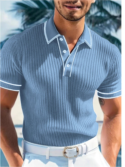 👕 50% ZNIŻKI! 🌞 Letnia, swobodna koszulka polo z krótkim rękawem – oddychająca bawełna, nowoczesny krój i idealna na relaksujące dni 🏖️