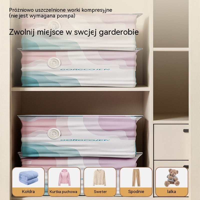 🧳 5 produktów za 109 zł 💨 Duża, kompresyjna torba próżniowa: nie wymaga pompki, jest szczelna i idealnie nadaje się do oszczędzania miejsca w walizkach i w domu ✈️