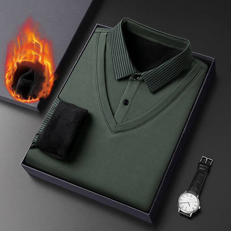【Compra 1 y llévate 1 gratis】👔[M-4XL] Camisa cálida y engrosada con forro polar para hombre