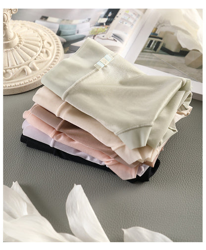 🩲🔥Promocja nowości 【6 sztuk】Damskie majtki z lodowego jedwabiu z wysokim stanem