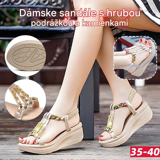 【35-40】Dámske sandále na platforme z pravej kože, rok výroby 2025, na leto🔥Doprava zdarma. ✅Platba na dobierku