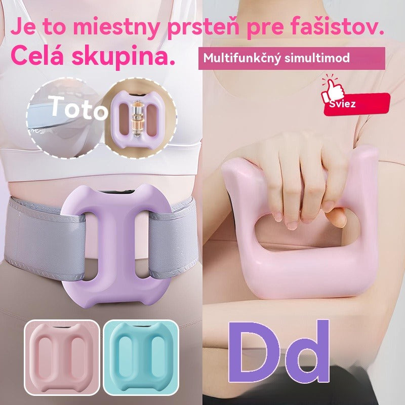 🔥🧘‍♀️🏋️‍♀️Kúpte 1 a získajte 1 zadarmo🔥Nový masážny krúžok na spaľovanie tukov, profesionálna kvalita, tichý vibračný mini krúžok na jogu, dokáže schudnúť