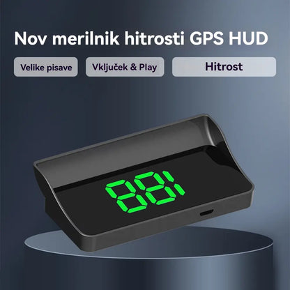 【Švicarska vojaška GPS navigacija "Izogibanje kazni"】Nov GPS merilnik hitrosti in vrtljajev z zaslonom HUD【1 kos za 25evrov【USB vmesnik】
