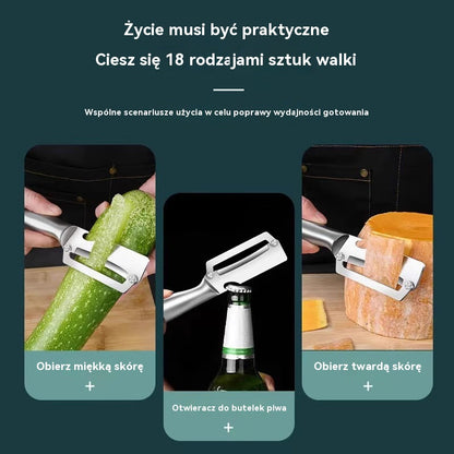 🔥【Kup 1, 1 dostaniesz gratis】🔥 Pogrubiona obieraczka ze stali nierdzewnej do użytku kuchennego.