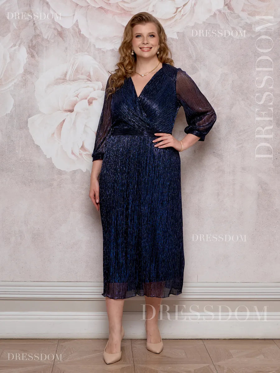 【S-5XL】💐Rochie cu efect de degrade strălucitor｜Ușoară și vaporoasă｜Elegantă și întineritoare