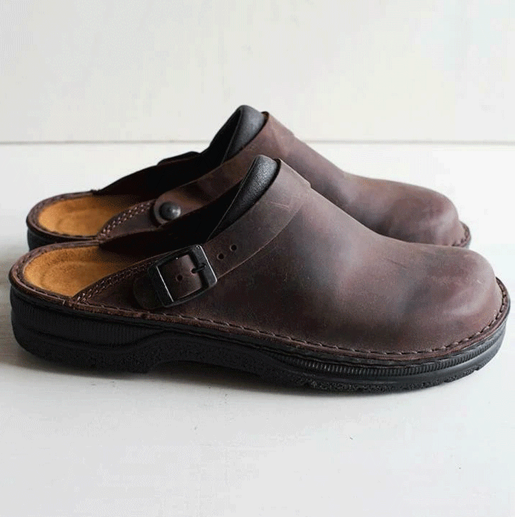 👍😎 [38-48] Vysoko kvalitné pánske kožené šľapky, pohodlné a voľné