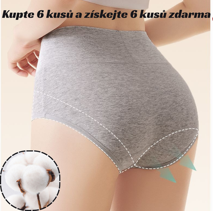 💖Ostatni dzień z 50% rabatem - 【Kup 6 i otrzymaj 6 gratis】Pas z wysokim stanem podnoszący pośladki, wykonany z wysokiej jakości bawełny✨️ (45-105 kg)