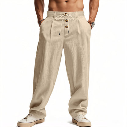 👖👖【S-3XL】¡Oferta por tiempo limitado! Pantalones caseros de hombre de alta calidad. Corte entallado y recto, transpirables y cómodos.