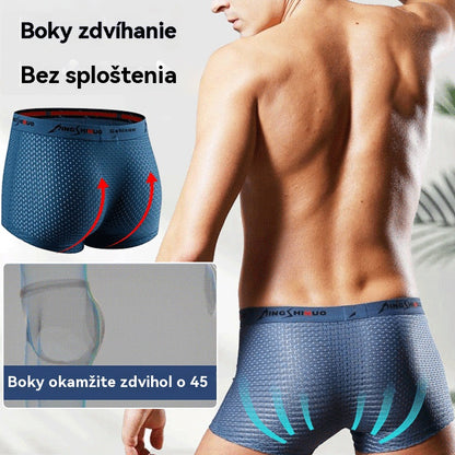 🔥【6 bucăți】Boxeri de vară din mătase glacială pentru bărbați