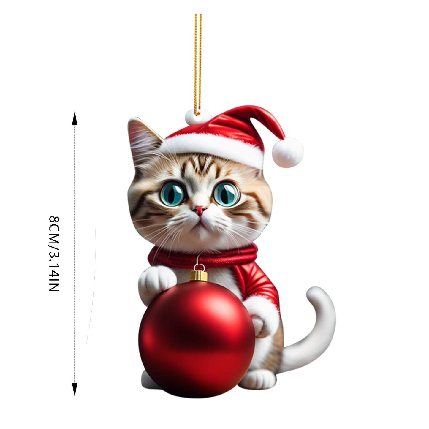 🎄10 pcs😻 Kocie ozdoby choinkowe. Wiszące ozdoby dla kotów