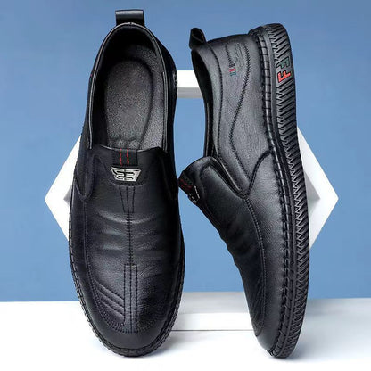 [38-44]👞Kožené mäkké topánky pre starších mužov｜Priedušné a pohodlné｜Chôdza bez únavy