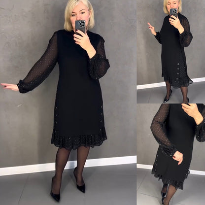 💖💖【S-5XL】🍁🍂Vysokokvalitné štýlové šaty nového štýlu na jeseň a zimu 