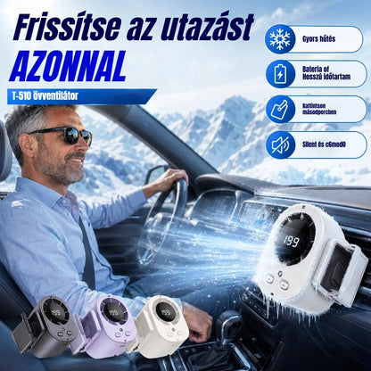 🌀❄Nuevo ventilador USB de gran capacidad con pantalla digital LED para montaje en coche y exteriores