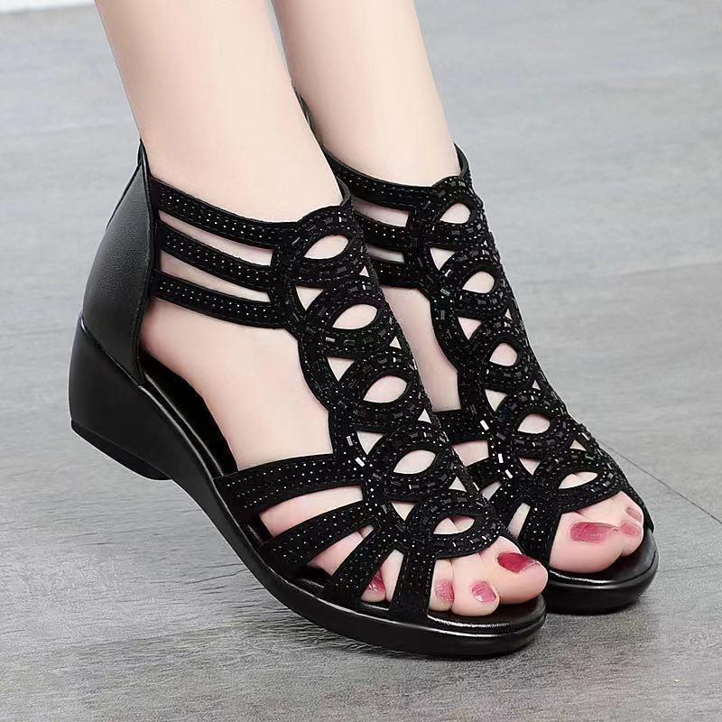 🔥【35-40】👡2024 Nowe sandały damskie zwykły kolor zwykła moda