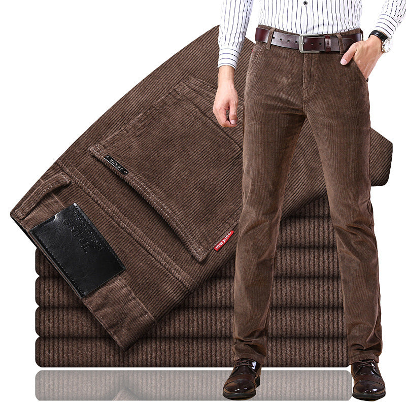 🏆 Nejprodávanější 【-42% sleva 🔥🔥】Pánské manšestrové kalhoty klasického střihu-Z
