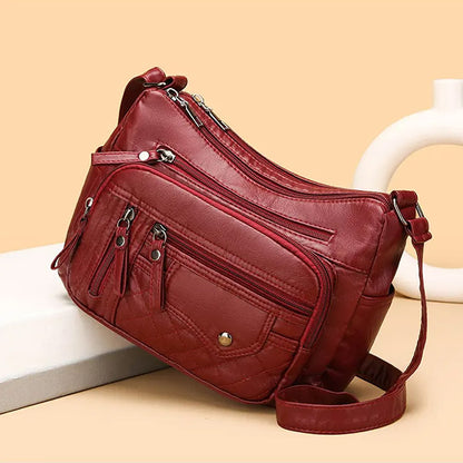 👜2024 nowa duża skórzana torba na ramię/torebka crossbody z miękkiej skóry