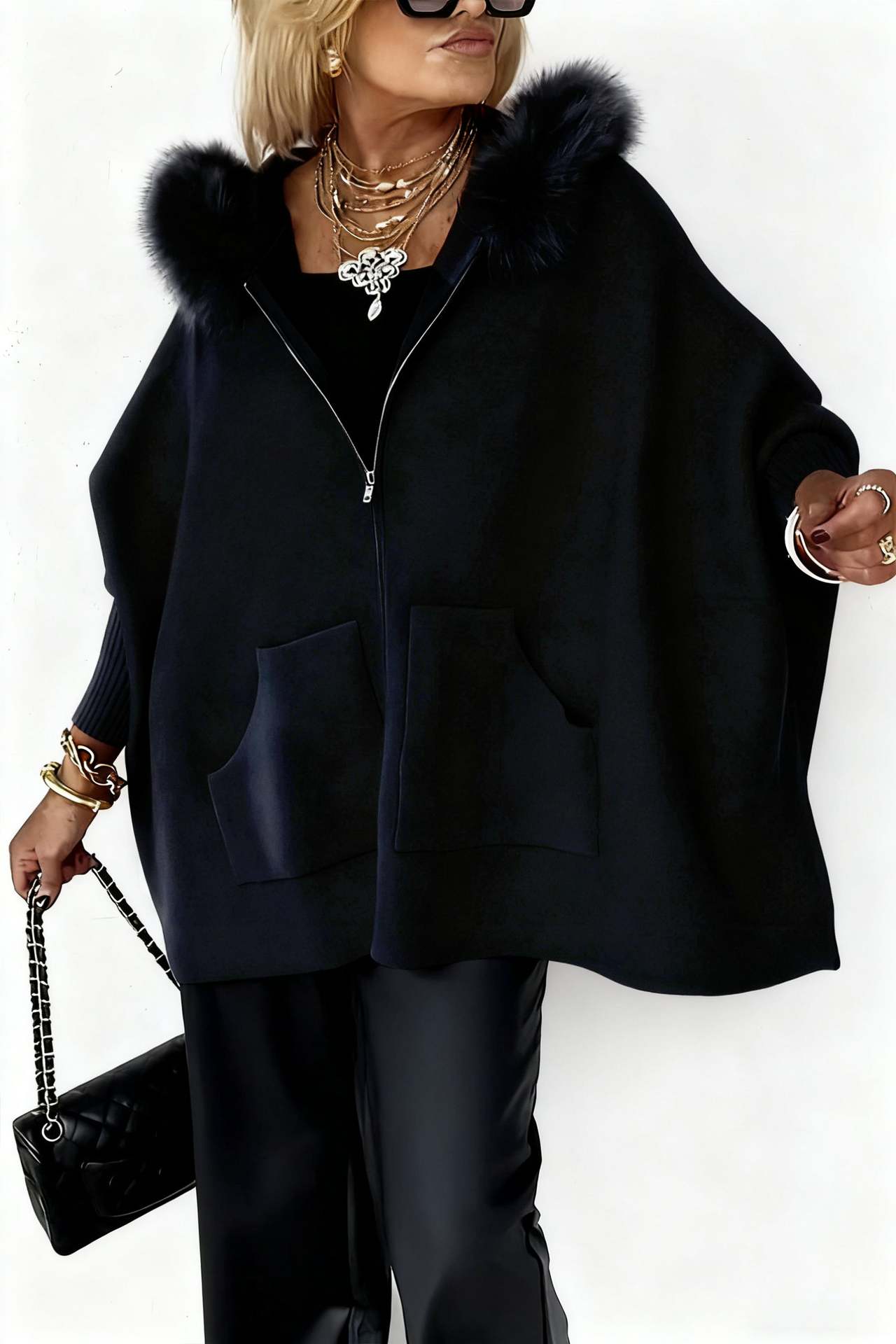 🏆【S-3XL】Nowa modna, wygodna, luźna kurtka z kapturem