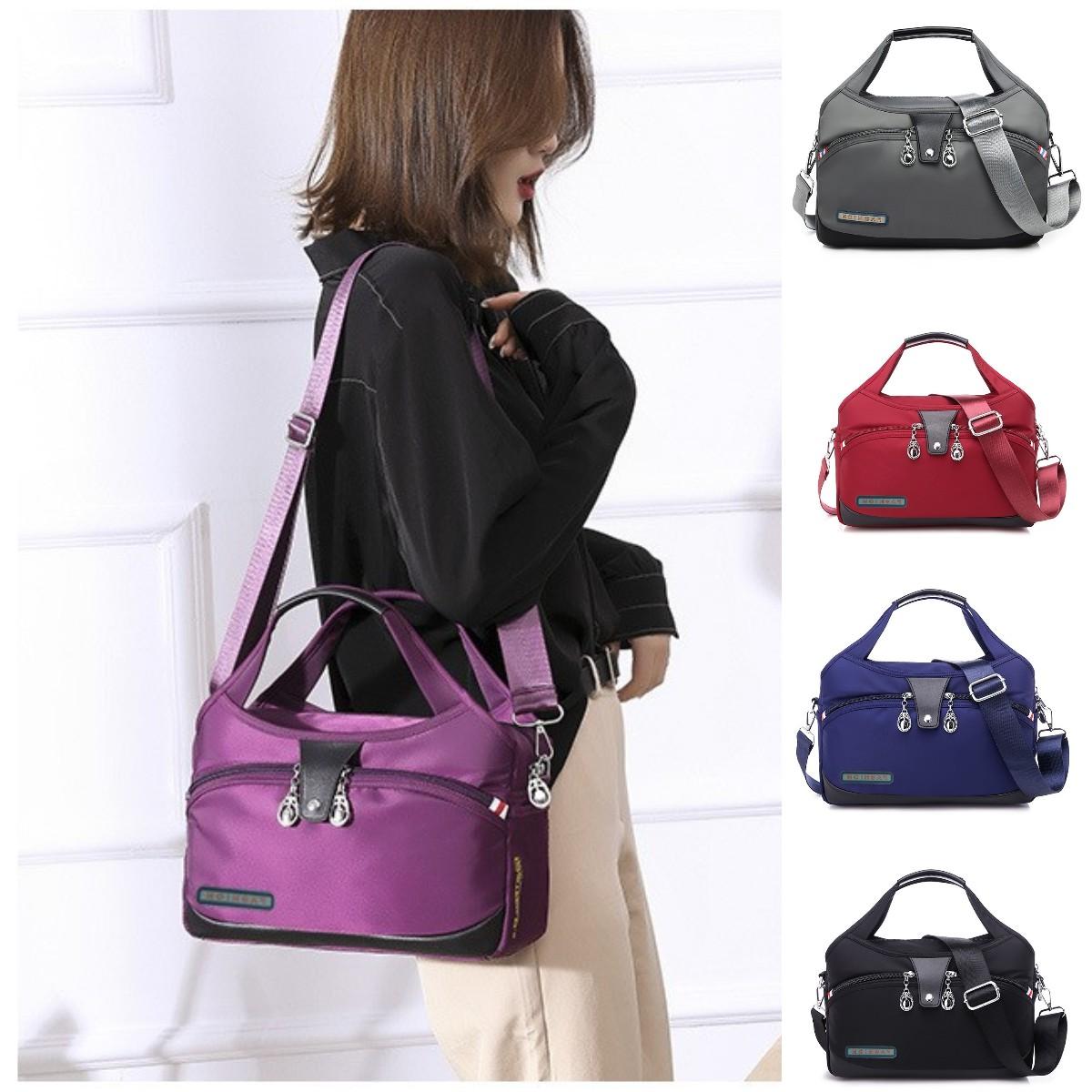 👜【50% kedvezmény】Divatos női könnyű, lezser Oxford szövet kézitáska nagy kapacitással, 💧Vízálló, ✅Tökéletes utazáshoz és vásárláshoz, ✅Többféle hordozási lehetőség: kézitáska, válltáska, oldaltáska