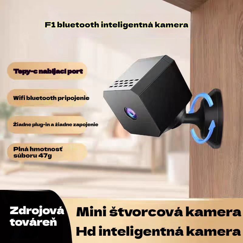 🏠📹🕵️Kup 1, a drugi dostaniesz gratis🔥Mini kamera kwadratowa, inteligentna kamera o wysokiej rozdzielczości, bezprzewodowe zdalne monitorowanie domu (WiFi)