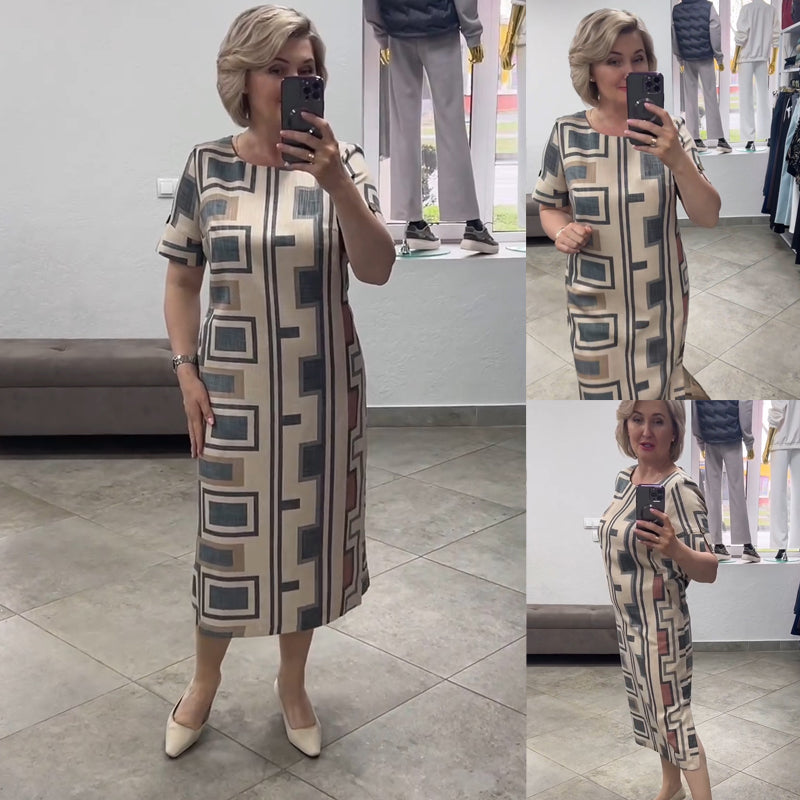 💕【S-5XL】 2025 nowa elegancka satynowa sukienka z kwadratowym dekoltem