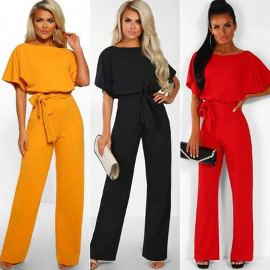 💕 【S-3XL】 Elegancki, sznurowany kombinezon