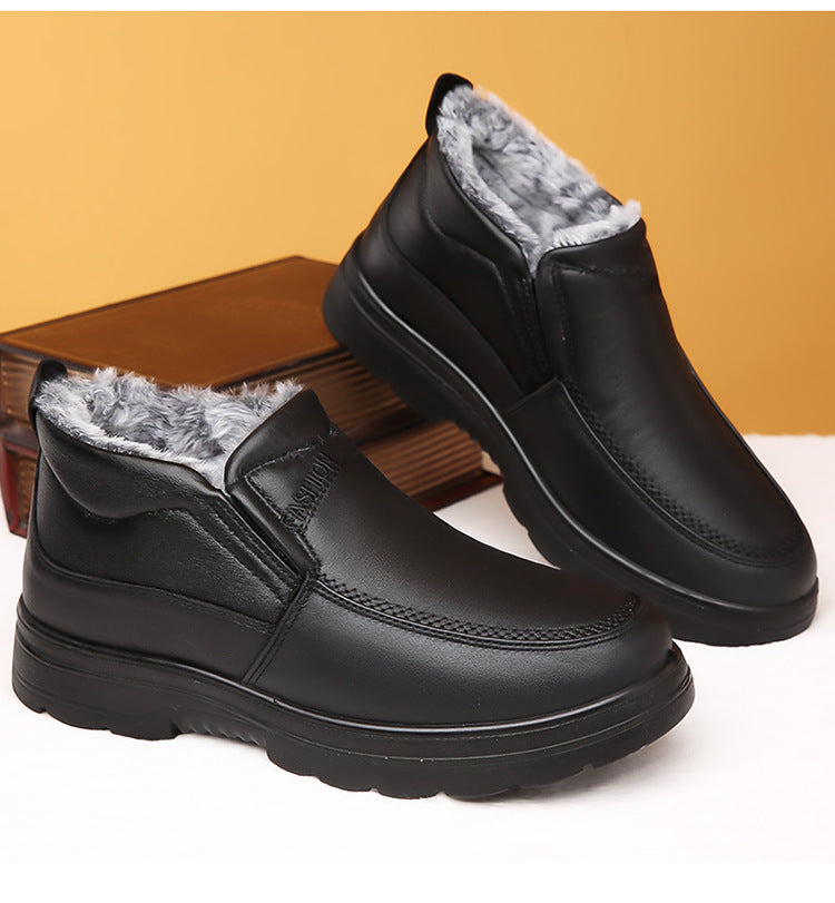 ❄️🥾【38-48】Nové Pánske Zimné Snehové Topánky – Zosilnené Sametom, Teplé a Vodoodolné, Ideálne na Chladné Počasie