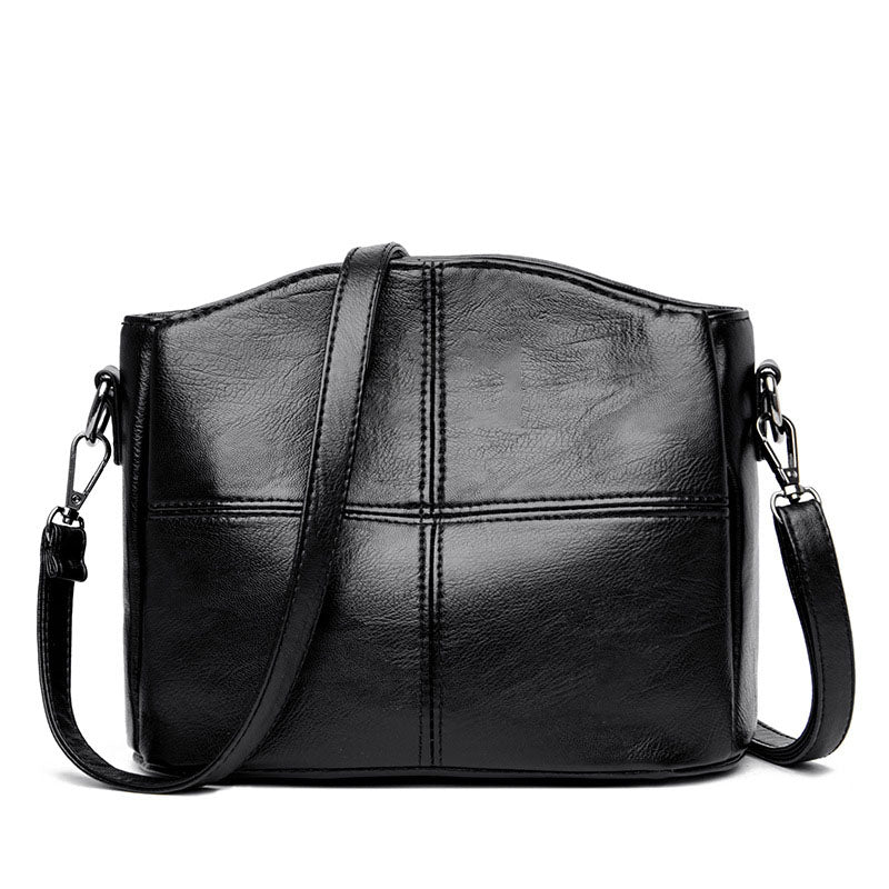 👜 Nový styl kabelky přes rameno z pravé kůže, retro ručně vyráběné, módní a všestranné