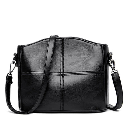 👜 Nový styl kabelky přes rameno z pravé kůže, retro ručně vyráběné, módní a všestranné