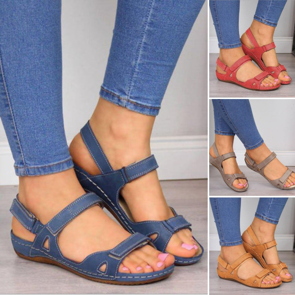 ✨👡【35-43】Új stílusú női légáteresztő szandál