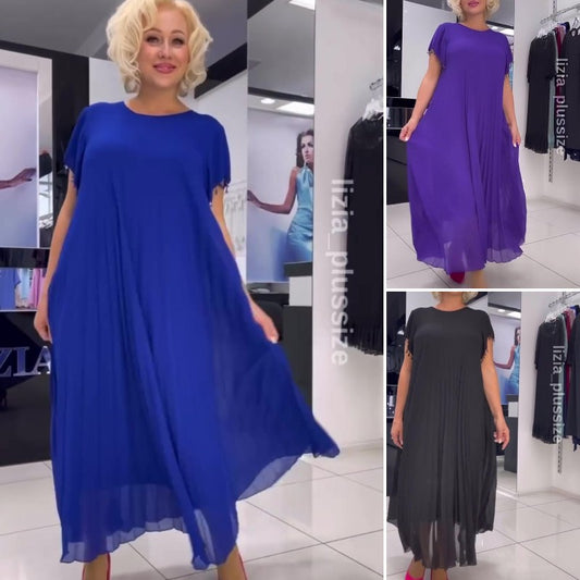 【🔥🏆Najpredávanejšie produkty】 👗【S-5X2024 Nové elegantné šifónové šaty vysokej kvality 