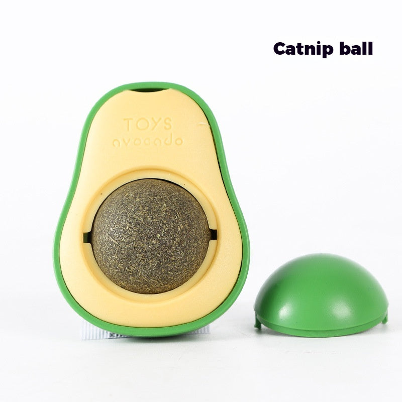 🌿🐱🥑Compra 8 y llévate 8 gratis🔥Juguete de cuerda y aguacate para gatos, un juguete giratorio, divertido y de autoservicio para gatos y una necesidad para mascotas al mismo tiempo.