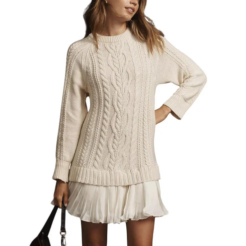 💖【S-3XL】Elegantné pletené šaty pre ženy