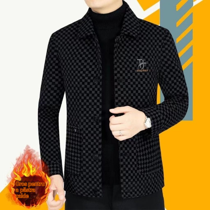【M-4XL】 Chaqueta de lana para hombre 2025 – casual, cálida y gruesa, ideal para otoño e invierno