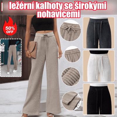 ✨【40-110KG】✨ Nove baršunaste ležerne hlače širokih nogavica, vrlo udobne za nošenje.