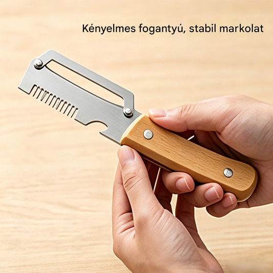✅Vásárolj egyet, kapsz egyet ingyen 🧅🔪 3 az 1-ben multifunkciós konyhai hámozó: Hámozd meg, vágd fel és nyisd ki az üvegeket! 🔥