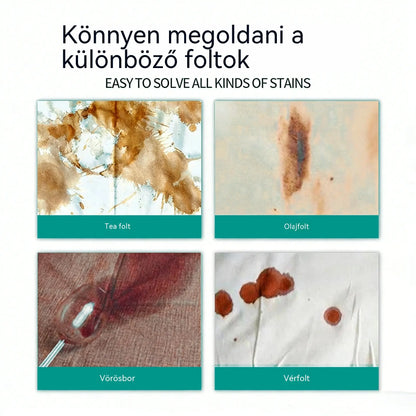 Ez a nagy teljesítményű kanapétisztító egy hatékony folteltávolító, amely nem igényel mosást, és alkalmas textíliák vegytisztítására.