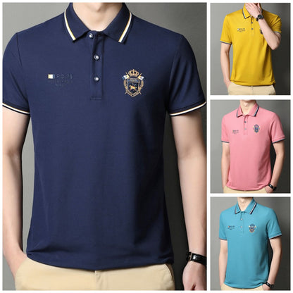 🔥【M-3XL】2024 Nowa męska koszulka polo z klapami