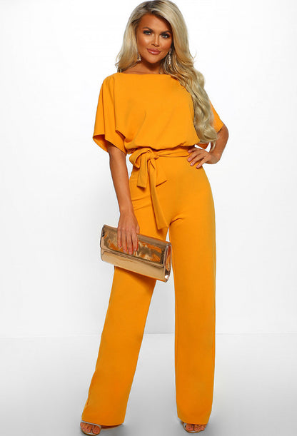 ✨【S–3XL】Jednoduchý a elegantní overal na zavazování, ležérní a módní, prodyšný a pohodlný