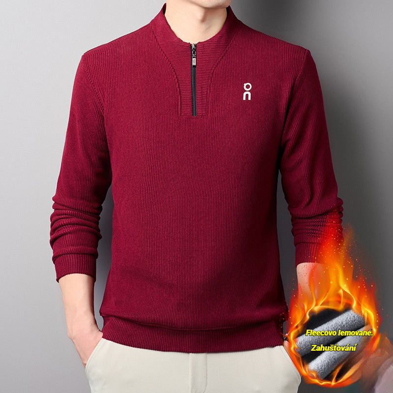 🔥【M-4XL】2026 Nowa, modna, gruba bluza polarowa z zamkiem do połowy