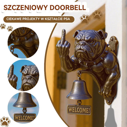 🔔Zabawny dzwonek do drzwi w kształcie buldoga🐶