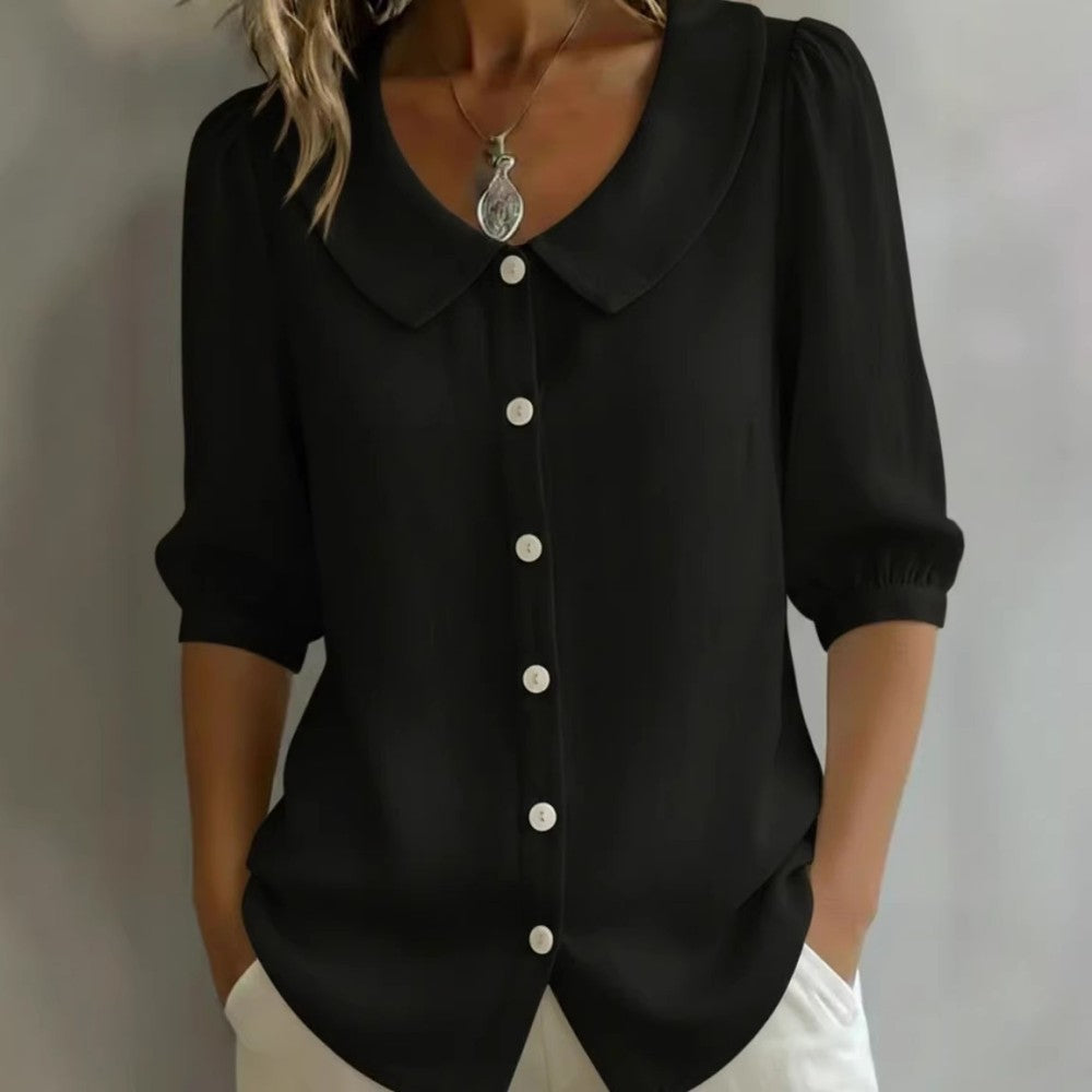 🌸【S-3XL】Dámský jarní kardigan s krátkým rukávem a knoflíky -- Možnost platby na dobírku✅-Z