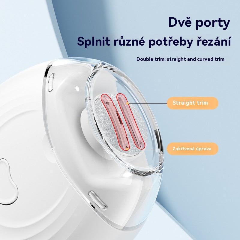 💅 Kupte 1 kus a získejte 1 zdarma! ✨ Automatický pilník na nehty (1 kus) pro bezpečnou a šetrnou péči o nehty 👶🔧