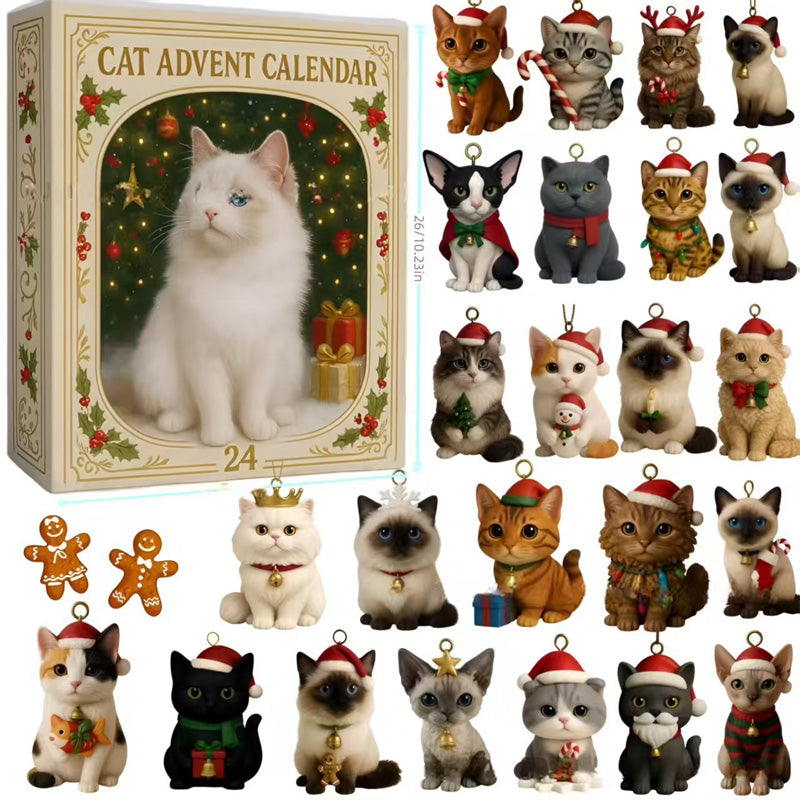 【Compra 1 y llévate 1 gratis】🎄Calendario de Adviento para amantes de los gatos 2025