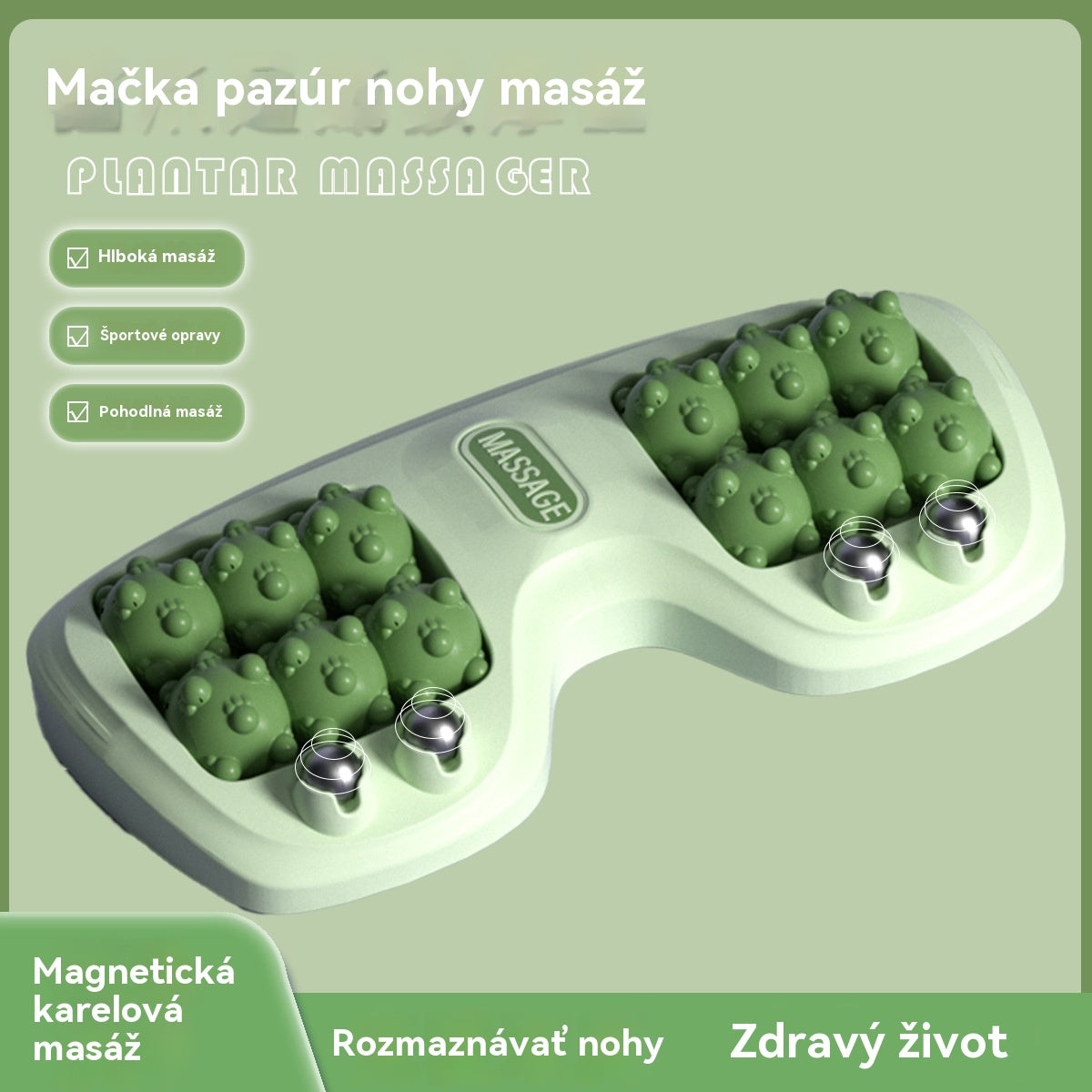 【Kúpte 1 a dostanete 1 zadarmo】🔥Nový produkt💜Prenosný masážny prístroj na nohy s dvoma valčekmi💜