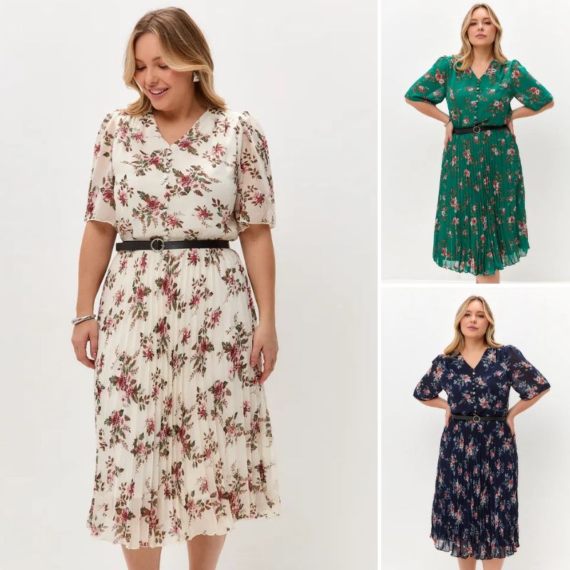 🌸💥【S-5XL】Nova elegantna potiskana obleka
