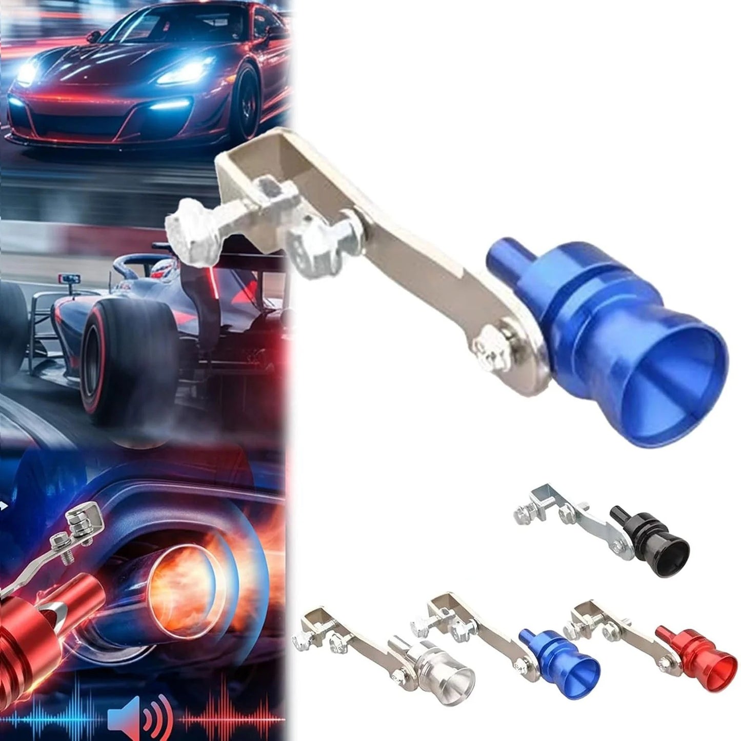 【Koupit 2 získat 2 zdarma】Turbo zvuková píšťalka na výfuk – odolná a pútavá kovová