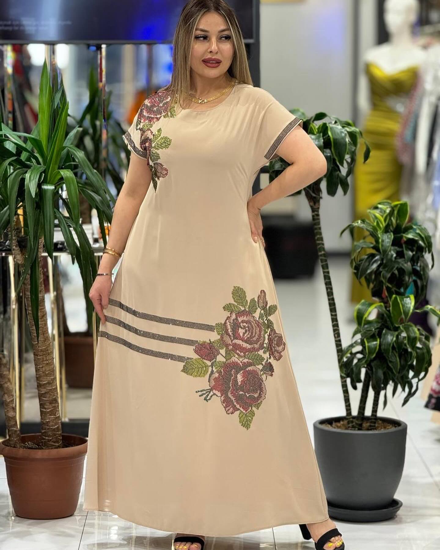【S-5XL】⚜️2024 Modna damska elegancka sukienka z nadrukiem🌹🌹🌹