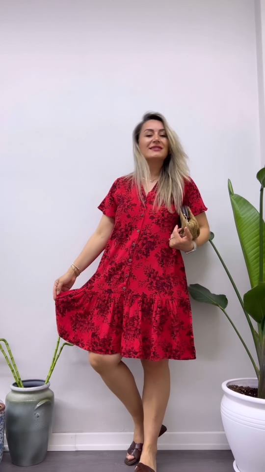 🔥👗【S-5XL】Kolorowa spódnica z nadrukiem 🥰🥰 Polska płatność przy odbiorze