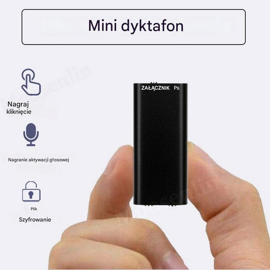 🔴【32GB】Miniaturowy dyktafon z inteligentną funkcją aktywacji głosem
