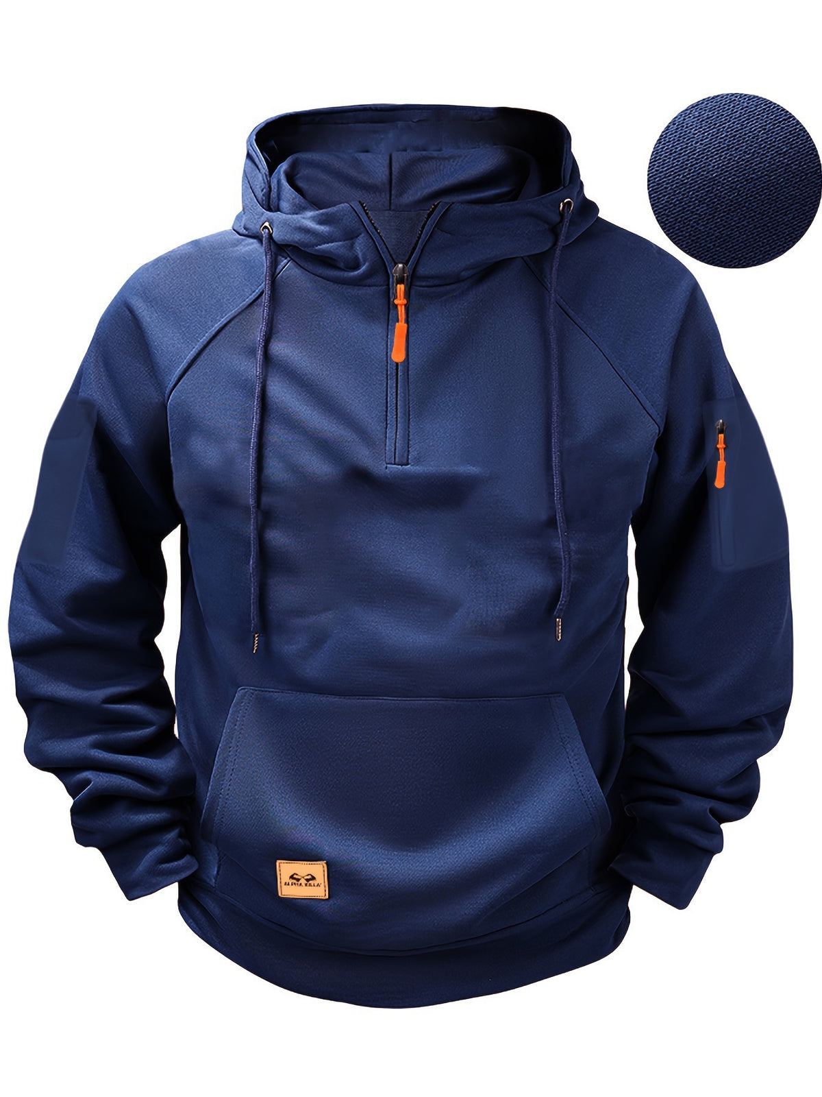 🔥🔥✨【S-3XL】Nueva sudadera con capucha de polar holgada para hombre, otoño/invierno